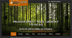 Desktop Screenshot of paldrevo.cz