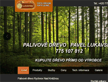 Tablet Screenshot of paldrevo.cz